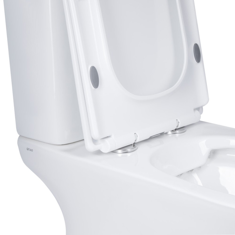 Унитаз-компакт Q-tap Presto Quadro с сиденьем Soft-close (QT24221215AW) характеристики - фотография 7