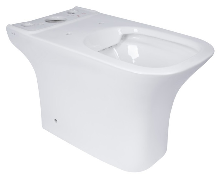 Унитаз-компакт Q-tap Presto Quadro с сиденьем Soft-close (QT24221215AW) внешний вид - фото 9