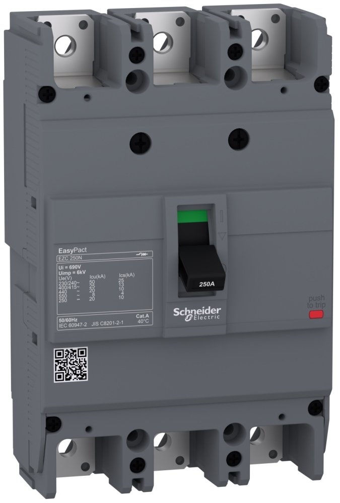 Schneider Electric EasyPact EZC250N 3P3T, 25kA, 250A (EZC250N3250)