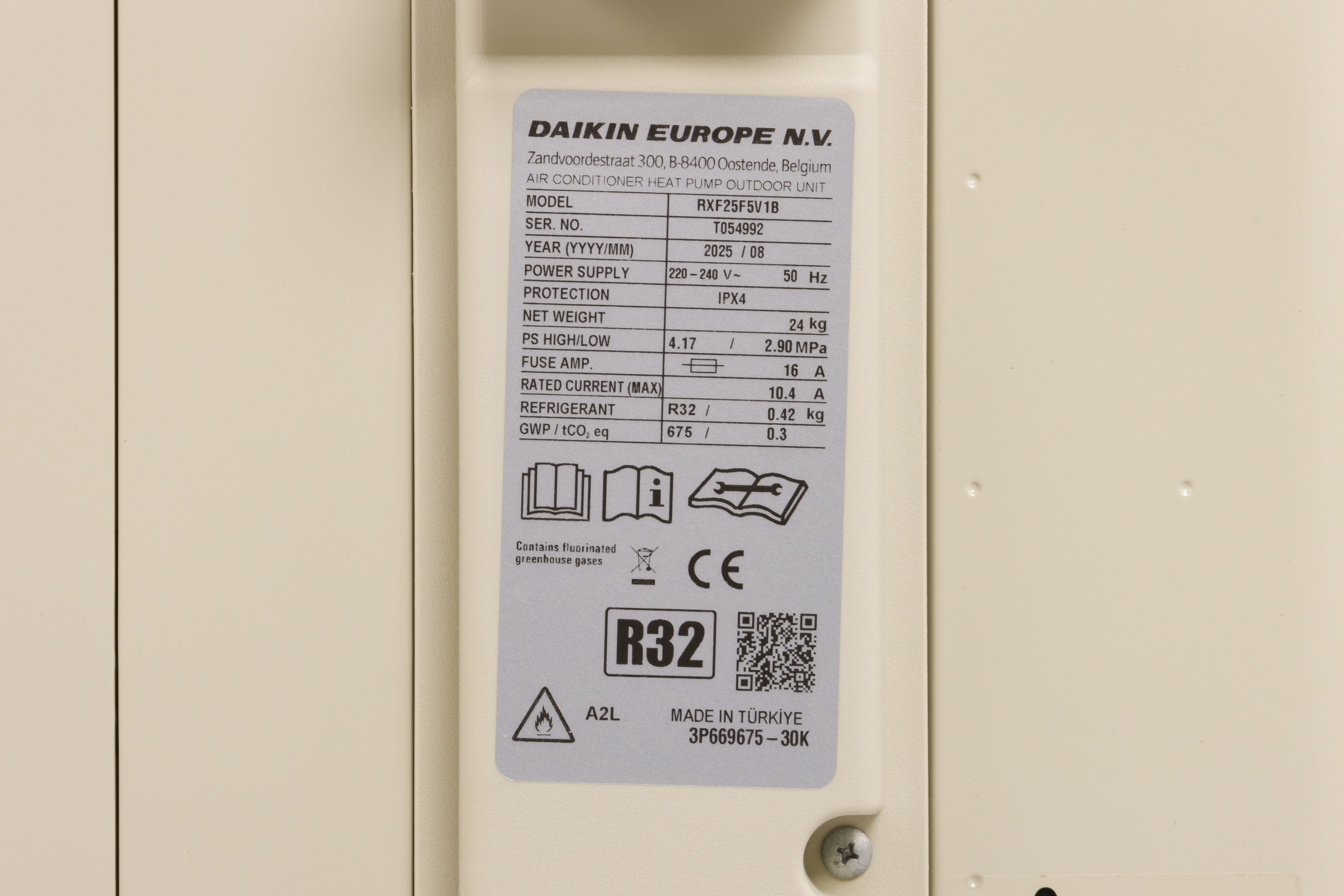 товарна одиниця Daikin Sensira FTXF25F/RXF25F - фото 15