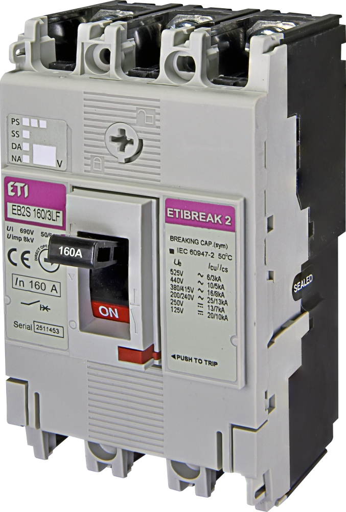 ETI EB2S 160/3LF 160A 3p (004671811)