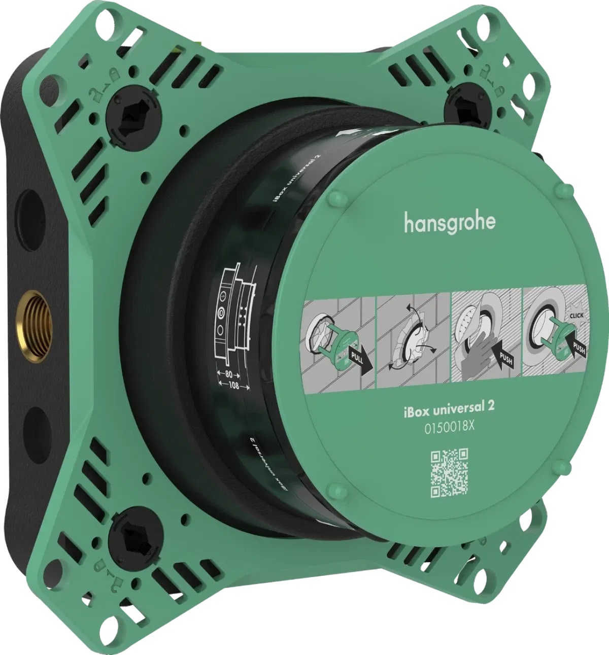 Змішувач для душу Hansgrohe ShowerSelect Comfort E Chrome 15572000+01500180 ціна 43806 грн - фотографія 2