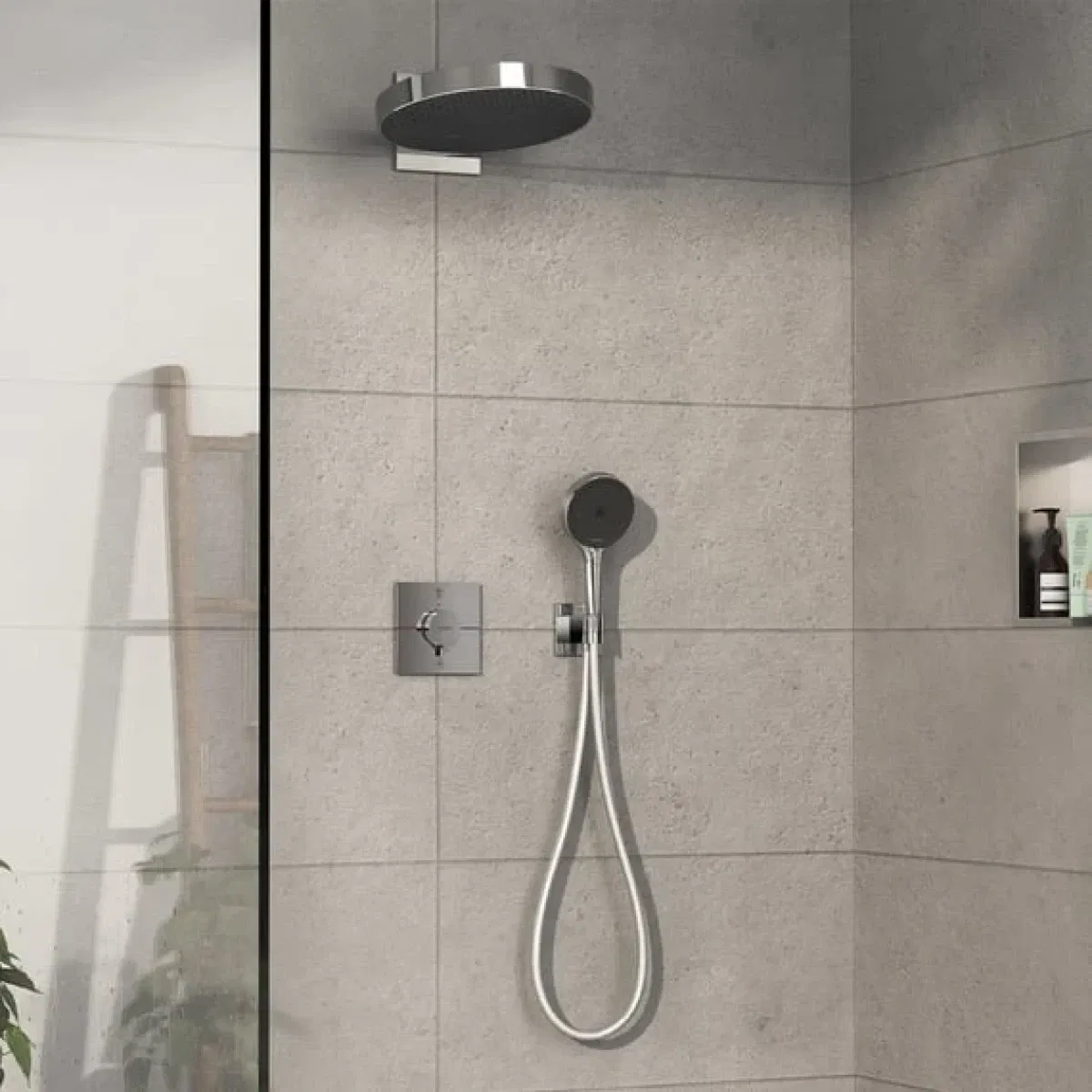 Змішувач для душу Hansgrohe ShowerSelect Comfort E Chrome 15572000+01500180 інструкція - зображення 6