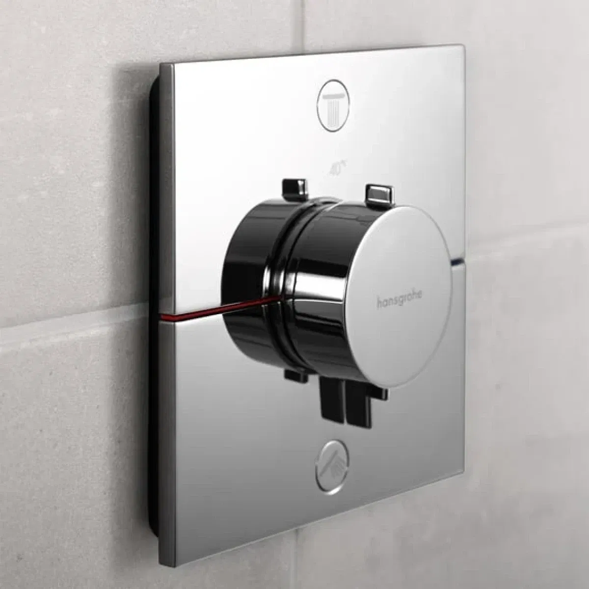 Змішувач для душу Hansgrohe ShowerSelect Comfort E Chrome 15572000+01500180 характеристики - фотографія 7