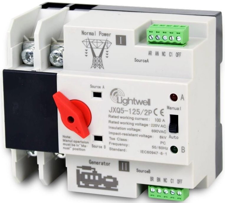 Lightwell JXQ5-125/2P