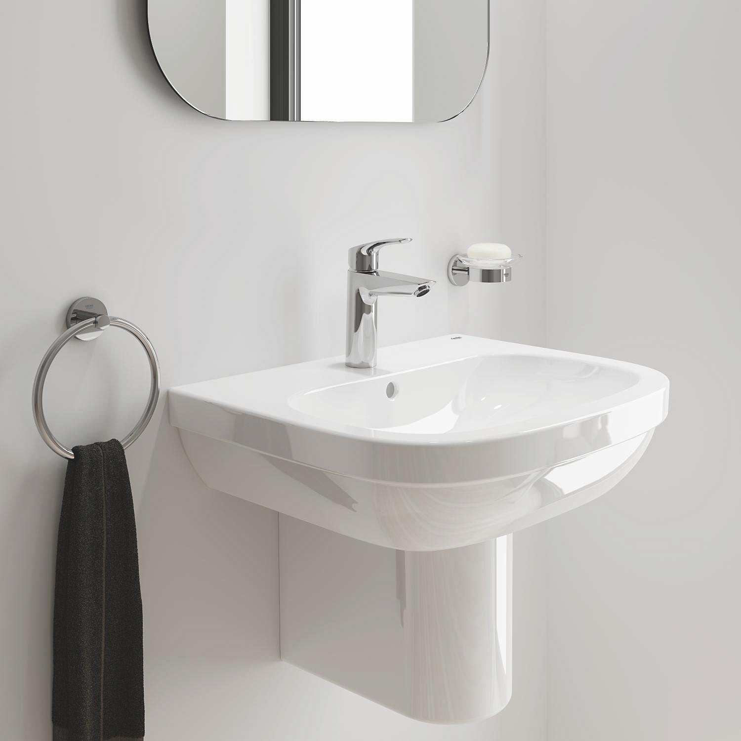 Набір змішувачів Grohe Eurosmart UA123246M3 огляд - фото 8