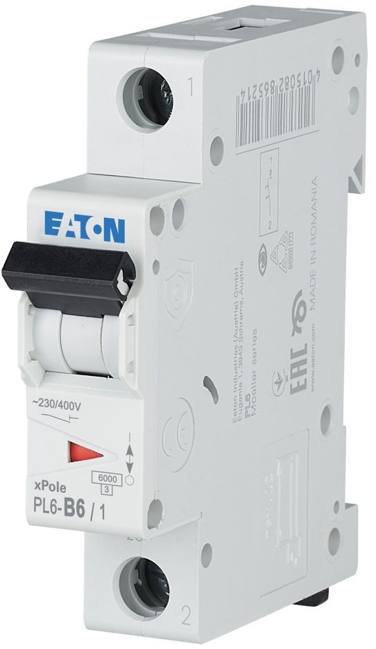 Автоматический выключатель Eaton PL6-B6/1 (286518)