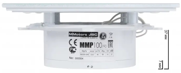 в продажу Витяжний вентилятор MMotors MMP 06 білий матовий - фото 3