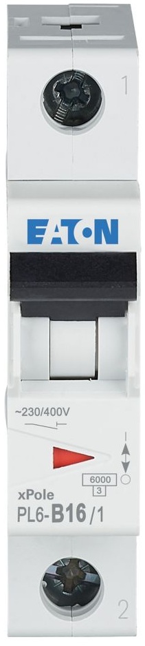 Автоматический выключатель Eaton PL6-B16/1 (286521) цена 207 грн - фотография 2
