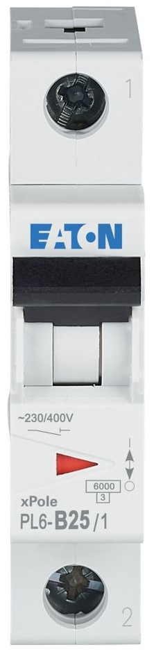 Автоматический выключатель Eaton PL6-B25/1 (286523) цена 266 грн - фотография 2