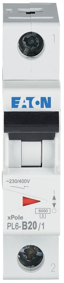 Автоматический выключатель Eaton PL6-B20/1 (286522) цена 207 грн - фотография 2