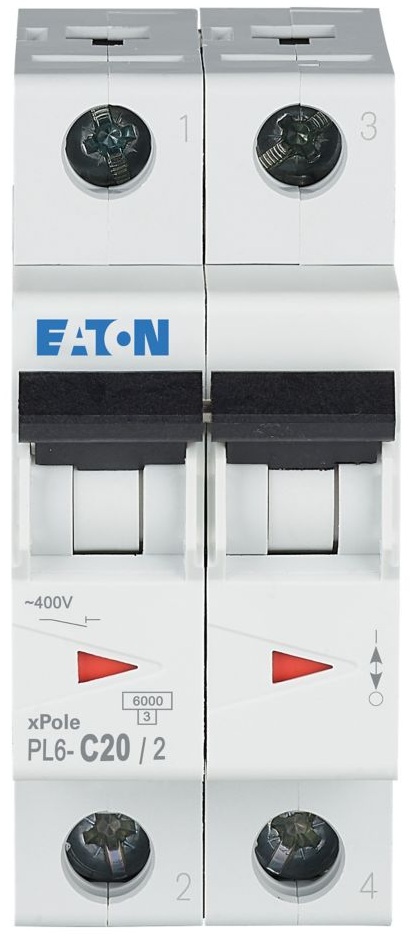 Автоматический выключатель Eaton PL6-C20/2 (286568) цена 593 грн - фотография 2