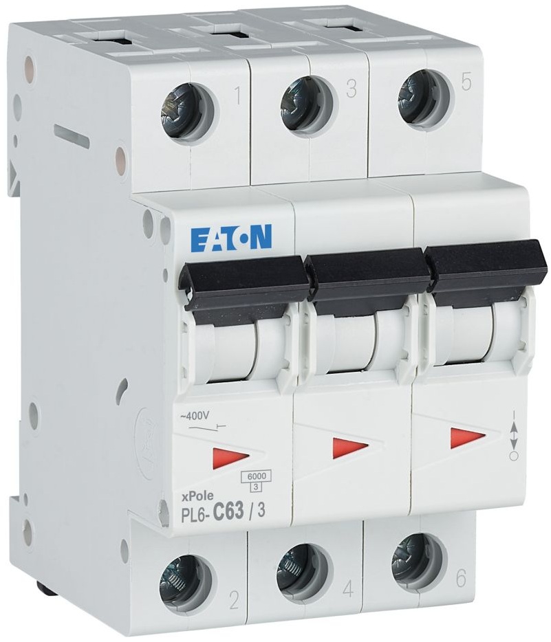 в продаже Автоматический выключатель Eaton PL6-C63/3 (286607) - фото 3