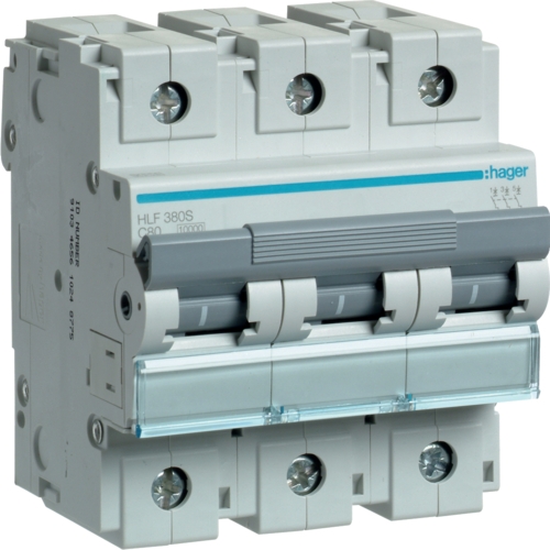 Hager 3P 10kA C-80A 4.5M (HLF380S)