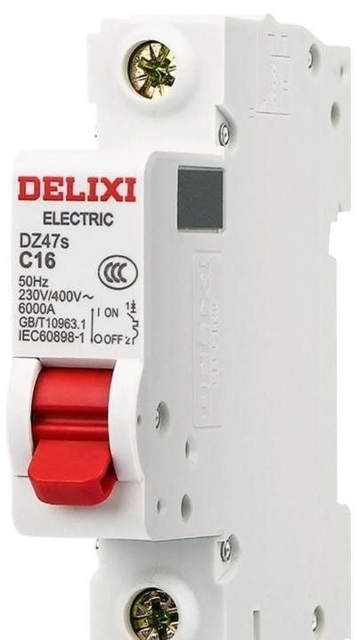 Delixi HDBE DZ47S 1P/16A, 230/400V