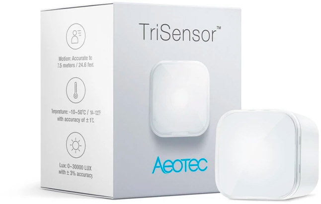 Датчик движения, температуры, освещенности Aeotec TriSensor AEOEZWA005 цена 3880 грн - фотография 2