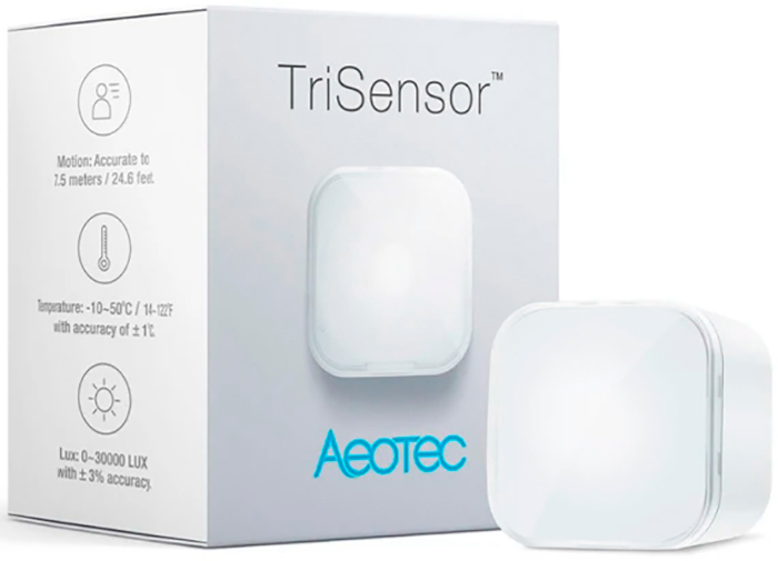 Датчик движения, температуры, освещенности Aeotec TriSensor AEOEZWA005