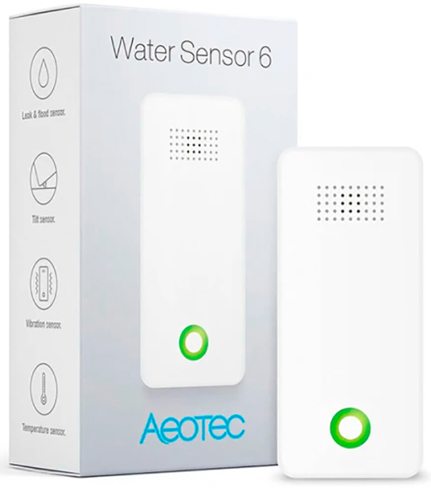 Датчик протікання та температури Aeotec Water Sensor 6 AEOEZW122