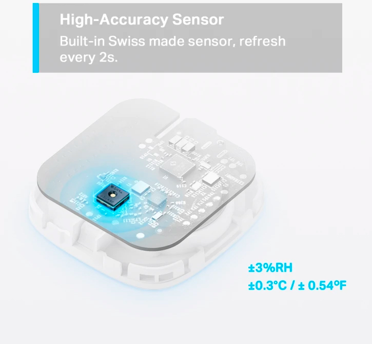 в продажу Розумний датчик температури та вологості TP-Link Tapo T310 - фото 3