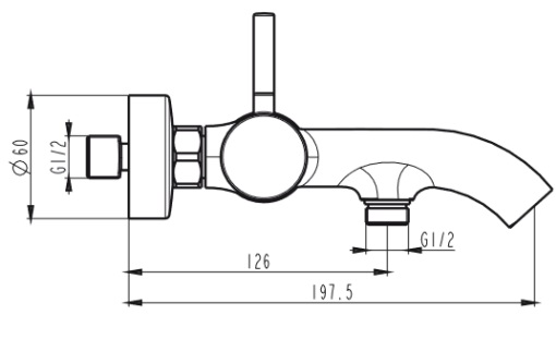 GME Sirio 3173BL Габаритные размеры