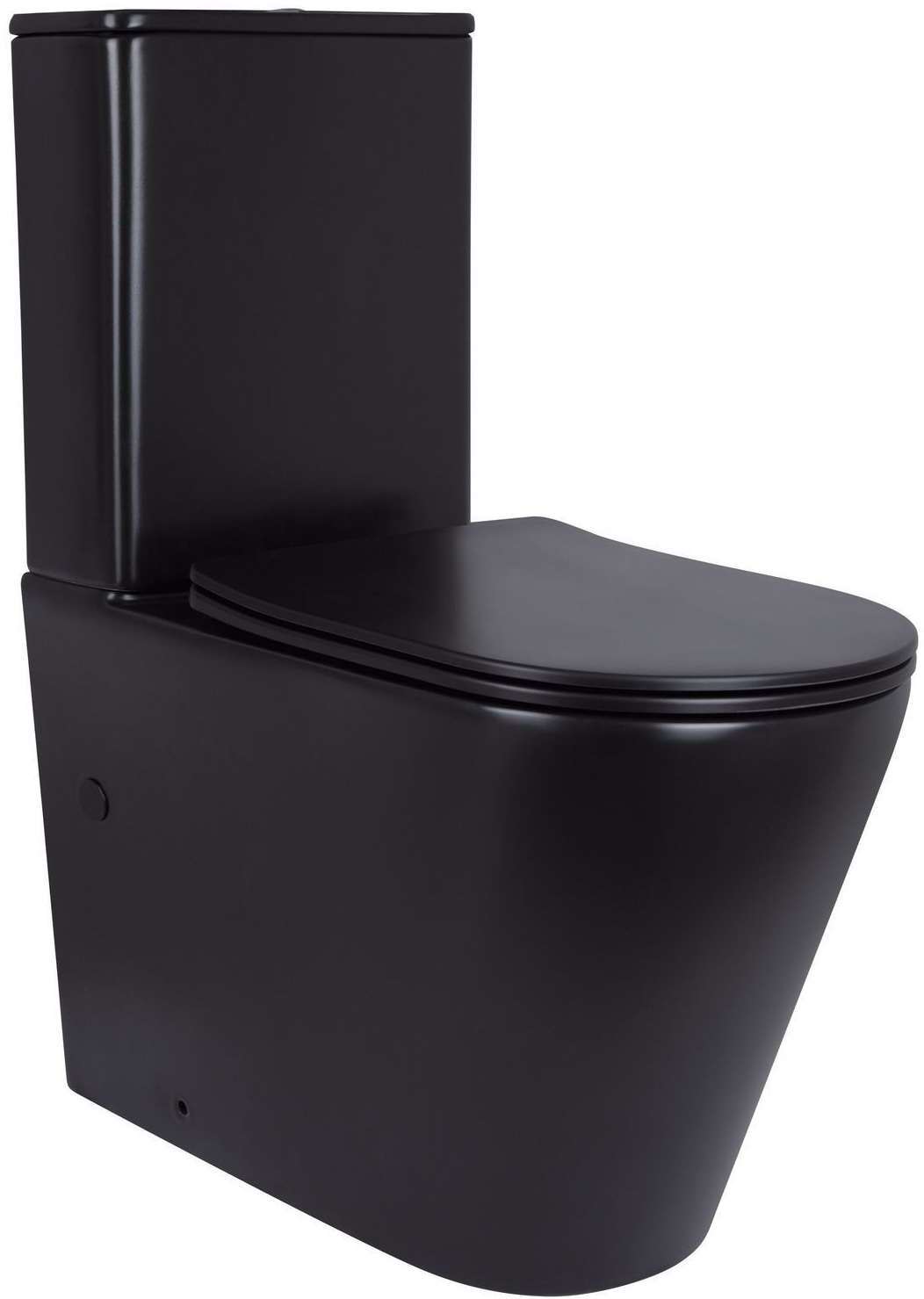 Унітаз-компакт Q-tap Scorpio Ultra Quiet з сидінням Soft-close Matt Black (QT14226088AMB)