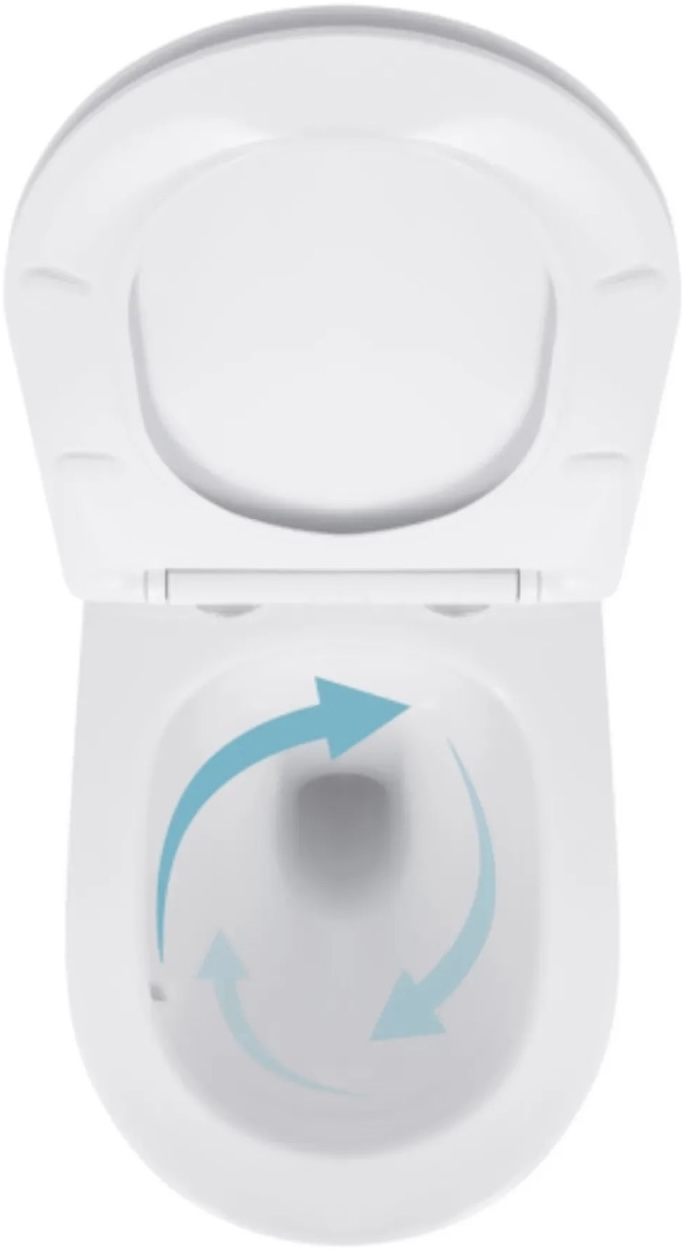Унитаз подвесной Q-Tap Jay с сиденьем Soft-close (QT07335175W) цена 7115 грн - фотография 2