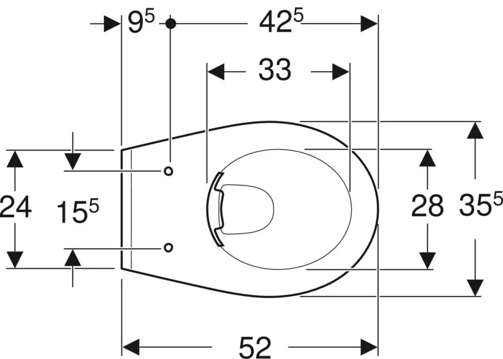 Kolo Rekord K93120000 Габаритные размеры