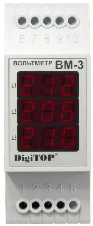 Вольтметр DigiTOP BM-3 ціна 823 грн - фотографія 2