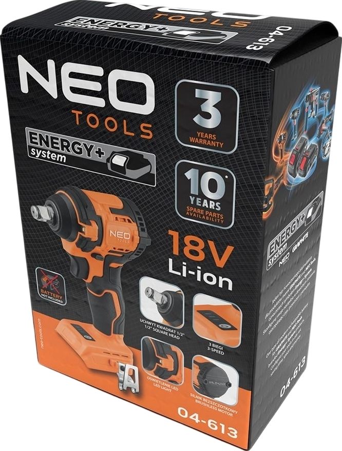 Гайковерт ударный Neo Tools Energy+ 04-613 обзор - фото 11