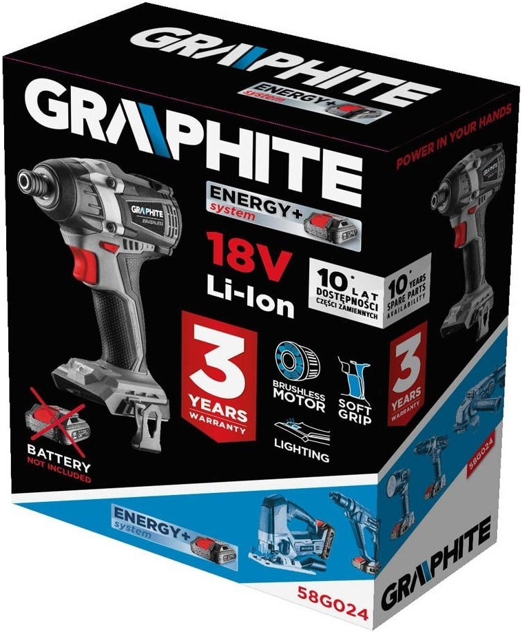 Гайковерт Graphite Energy+ 58G024 отзывы - изображения 5