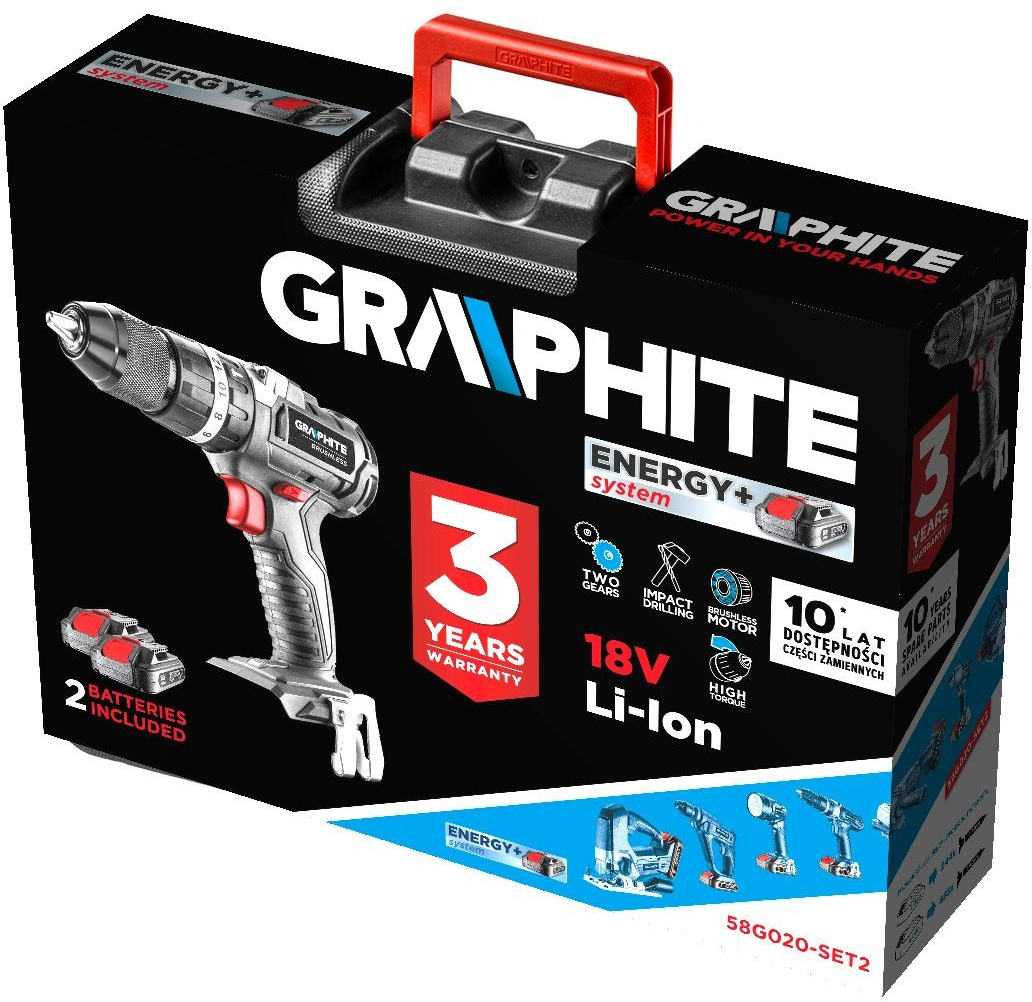 Дрель-шуруповерт Graphite Energy+ 58G020-SET2 инструкция - изображение 6