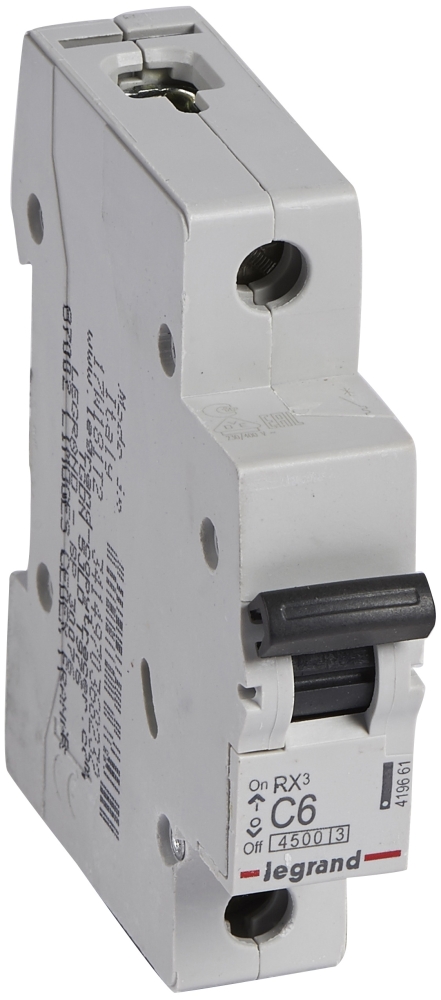 Legrand RX3 1P, 6A, C, 4.5kA (419661)