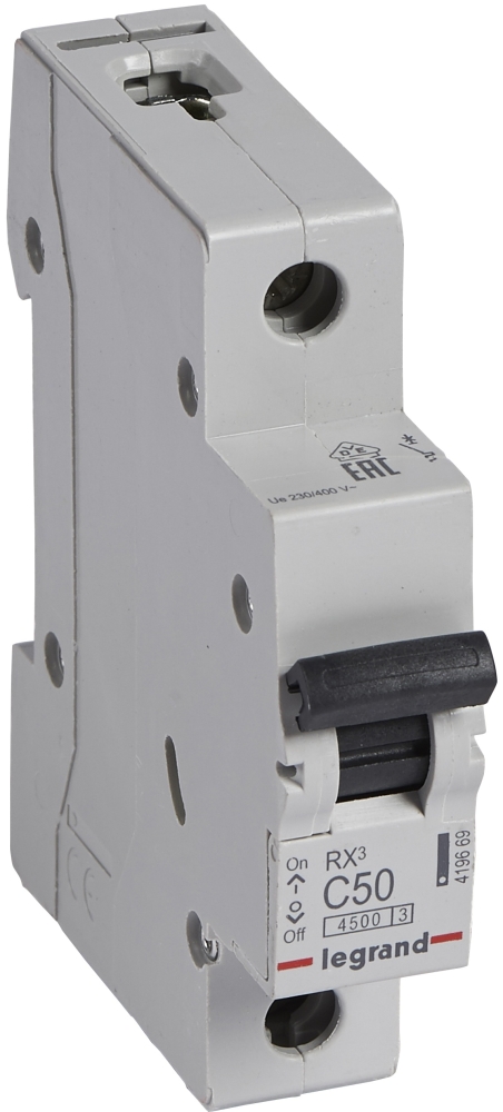 Legrand RX3 1P, 50A, C, 4.5kA (419669)