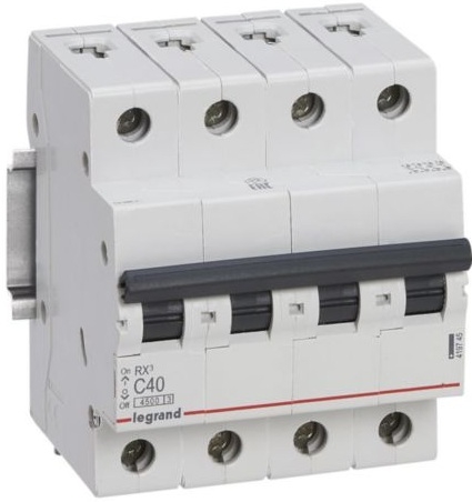 Legrand RX3 4P, 40A, C, 4.5kA (419745)