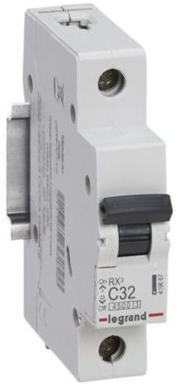 Автоматичний вимикач Legrand RX3 1P, 32A, C, 4.5kA (419667)