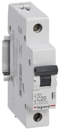 Legrand RX3 1P, 20A, C, 4.5kA (419665)