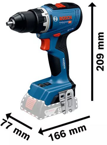 Bosch GSR 18V-65 L-Boxx 136 (06019N3203) Габаритные размеры
