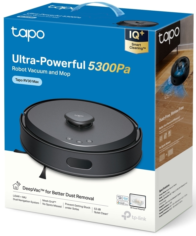 обзор товара Робот-пылесос TP-Link Tapo RV 30 Max Lidar - фотография 12