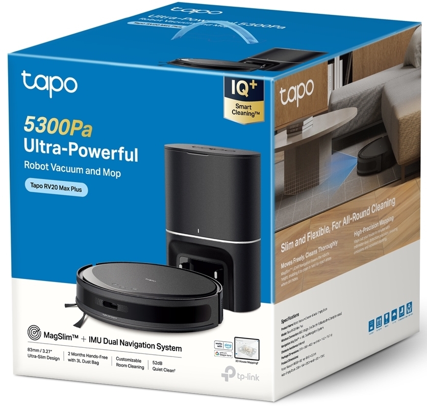 огляд товару Робот-пилосос TP-Link Tapo RV20 Max Plus - фотографія 12