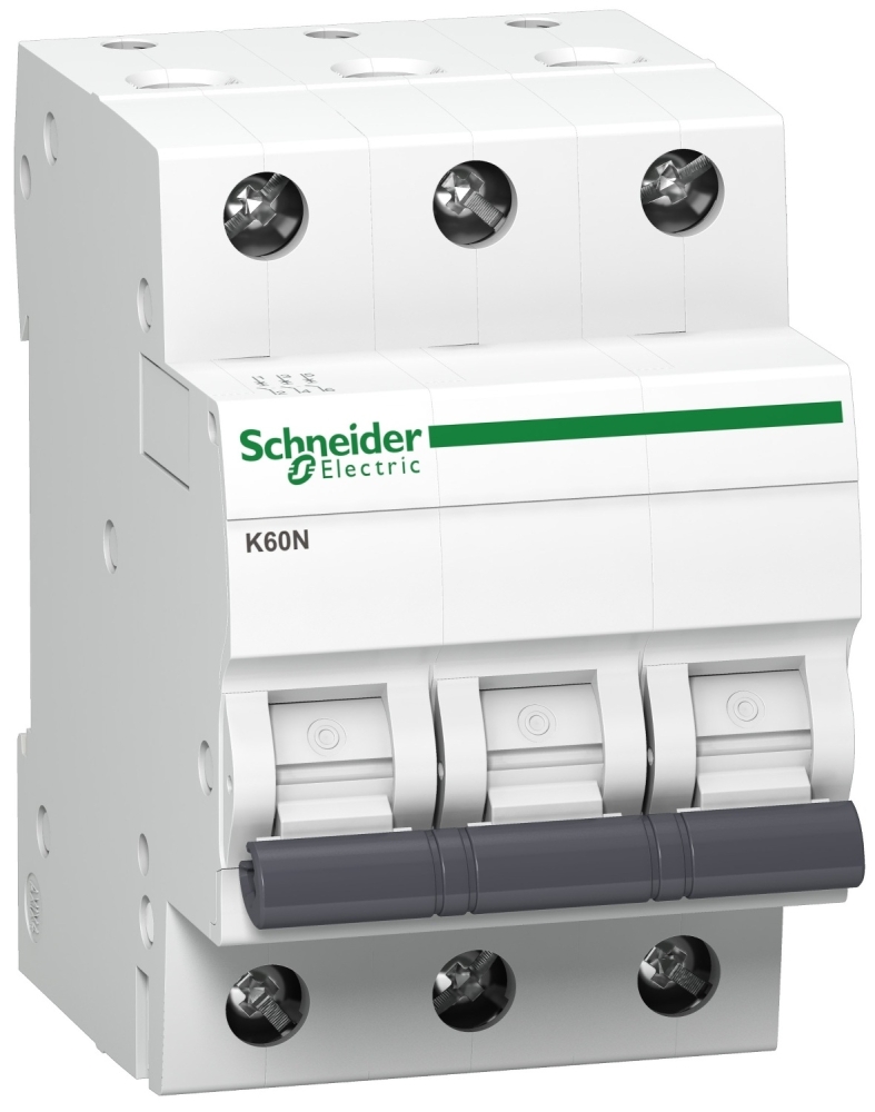 Schneider Electric Acti9 K60N, 3P, 50A, C, 6kA (A9K02350)