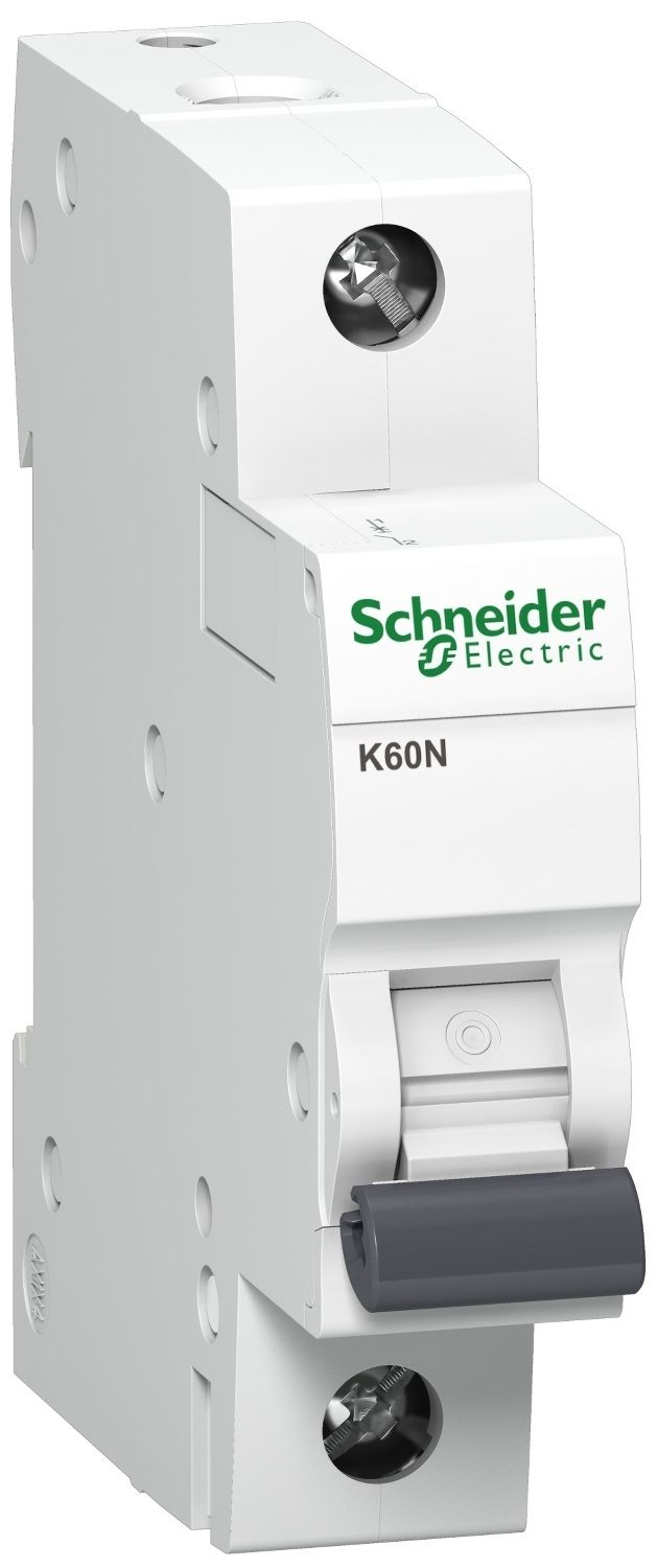 Автоматичний вимикач Schneider Electric Acti9 K60N, 1P, 6A, C, 6kA (A9K02106)