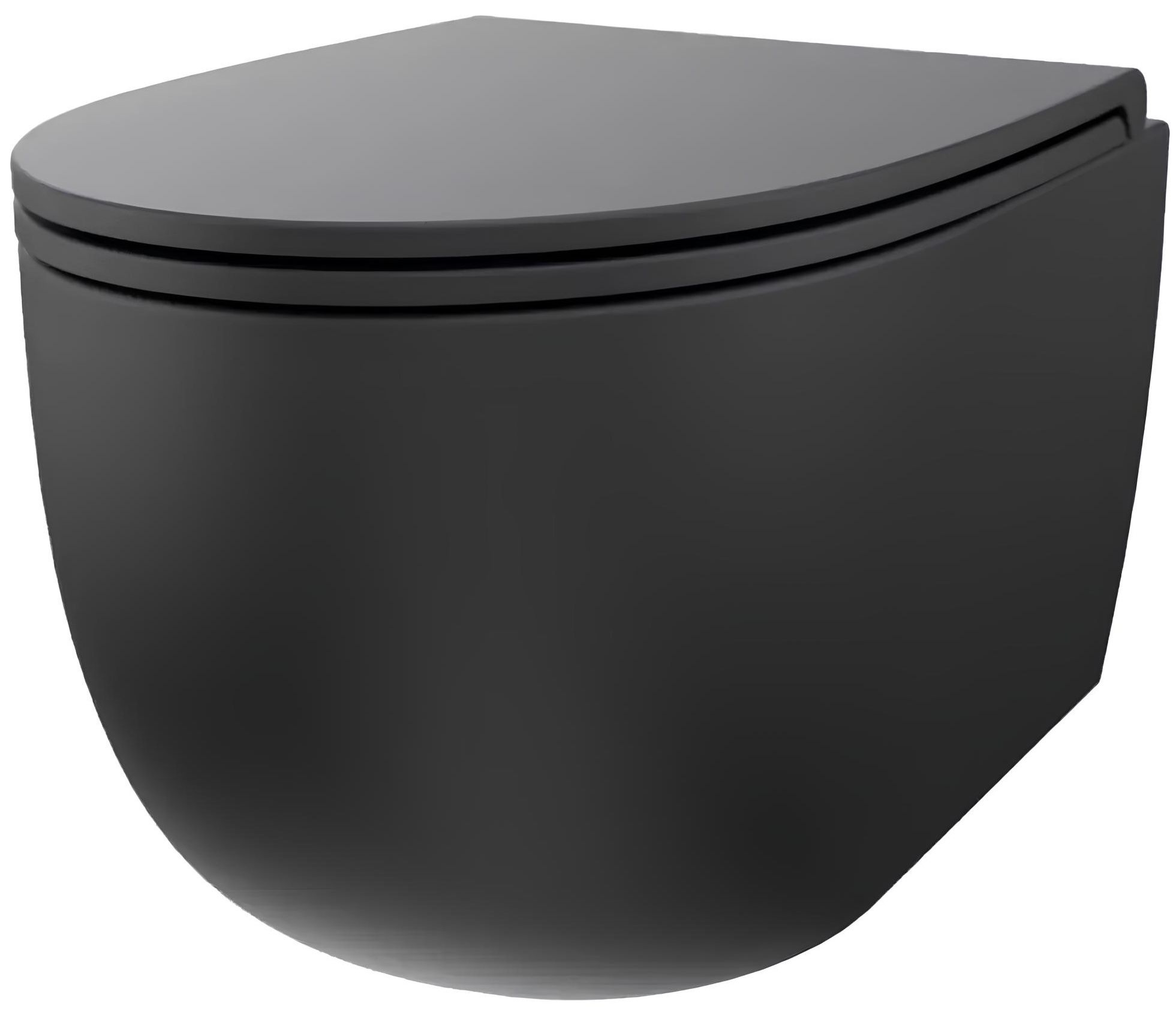 Унітаз підвісний SDR Bull MBK1 Graphite, MBWCSBLV+MBCWBLRF