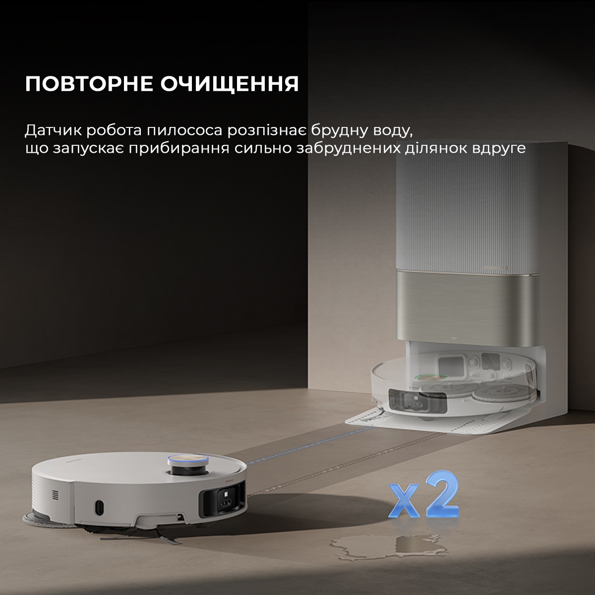 товар Dreame X50 Ultra Complete White (RLX85CE-4-WH) - фото 13