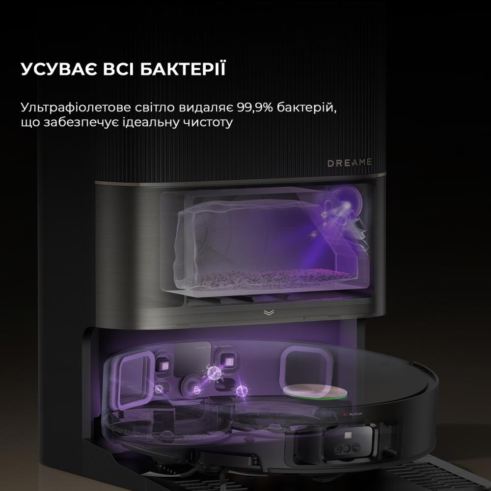 в ассортименте Робот-пылесос Dreame X50 Ultra Complete Black (RLX85CE-4-BL) в магазине - фото 18