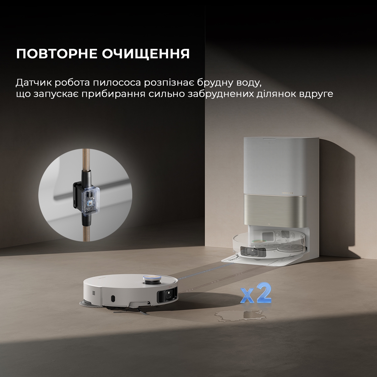 продукт Dreame Bot X50 Ultra White (RLX85CE-6-Wh) - photo 14