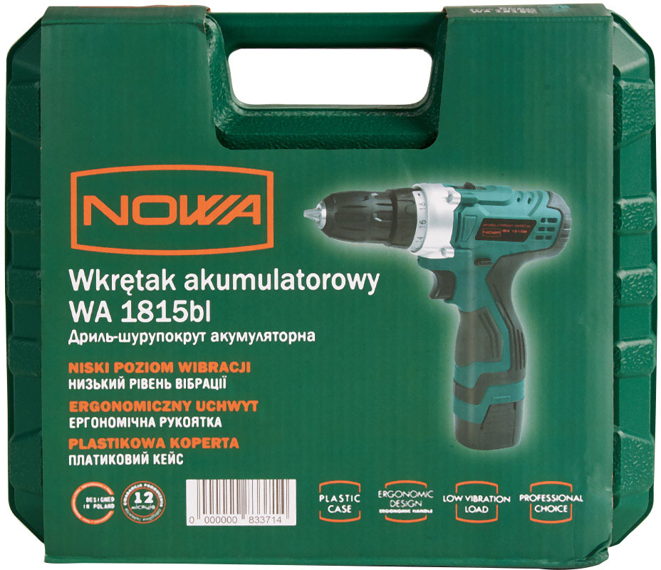 Дриль-шурупокрут Nowa WA1815bl (83371N) зовнішній вигляд - фото 9