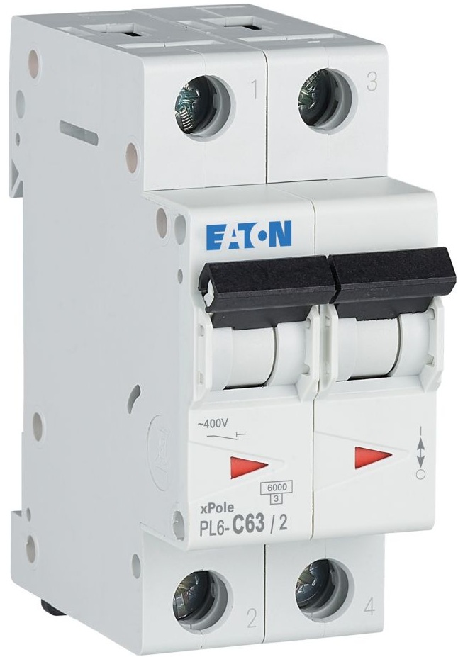 в продаже Автоматический выключатель Eaton PL6-C63/2 (286573) - фото 3