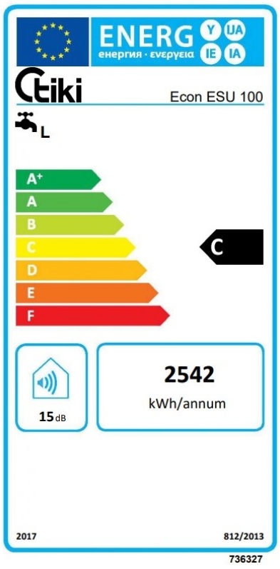 Tiki Econ ESU 100V9 (700326) Класс энергоэффективности