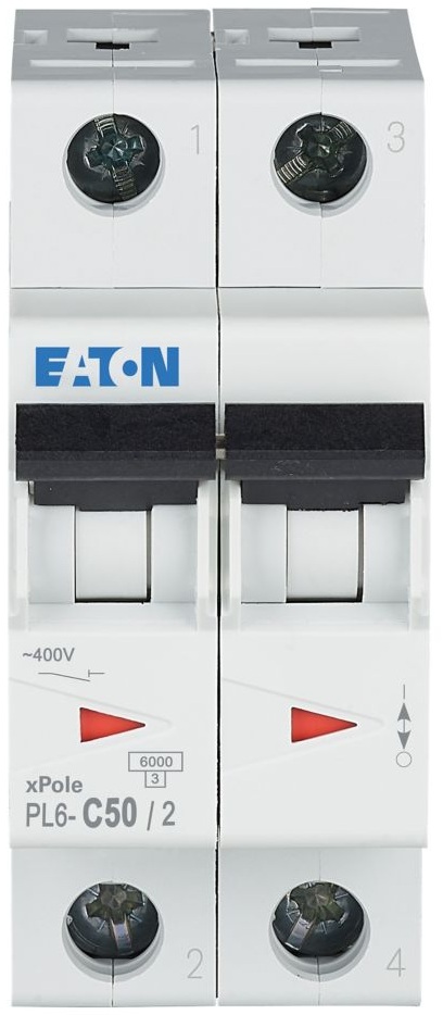 Автоматический выключатель Eaton PL6-C50/2 (286572) цена 1553 грн - фотография 2