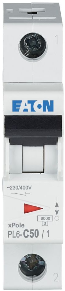 Автоматический выключатель Eaton PL6-C50/1 (286538) цена 752 грн - фотография 2
